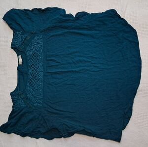 Womens Large green tunic top